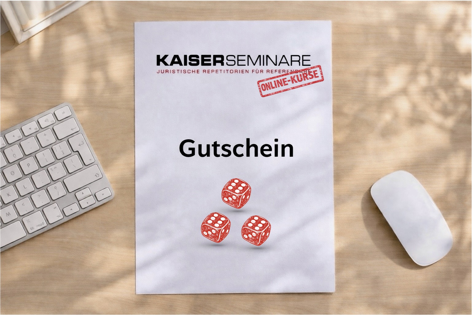 Gutschein für ein Rechtsprechungs-Update-Paket